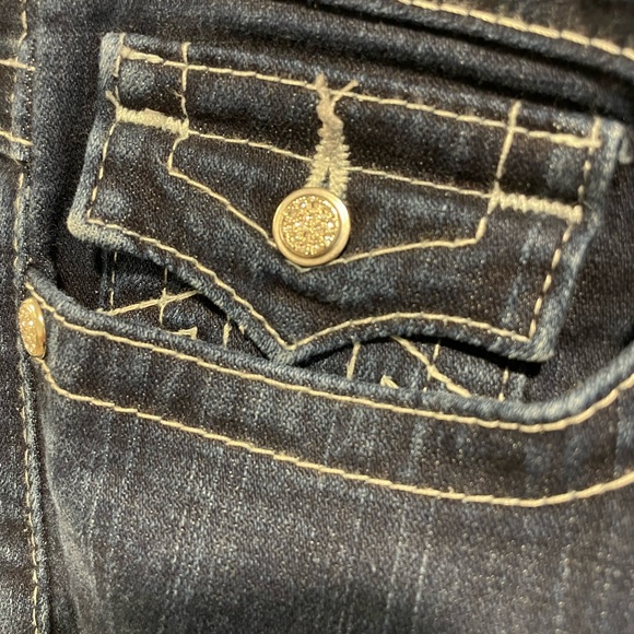 True Religion Joey Low Rise Bootcut Dark Blue Jeans, Women’s Size 32, 32 Inseam - Picture 6 of 14